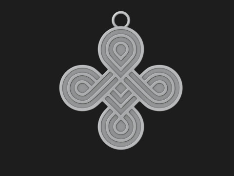 Endless Loop Pendant 3D प्रिंट मॉडल