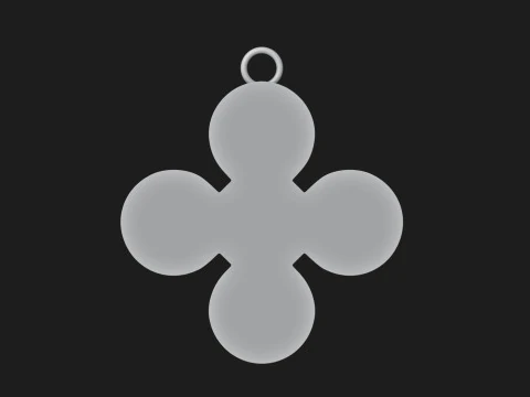Endless Loop Pendant 3D Print Model