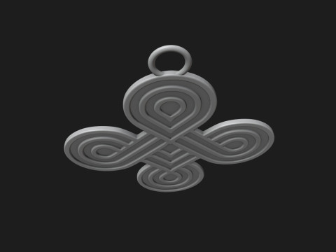 Endless Loop Pendant 3D प्रिंट मॉडल