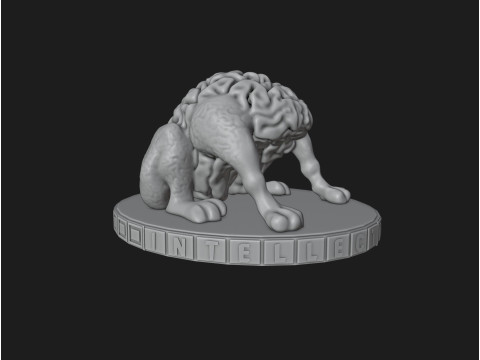 Brain Dog - Intellect Devourer 3Dプリントモデル