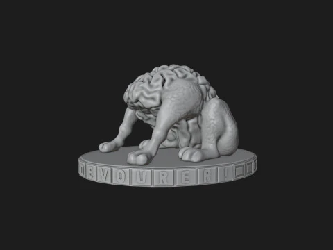 Brain Dog - Intellect Devourer 3D Print Model