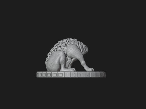 Brain Dog - Intellect Devourer 3Dプリントモデル