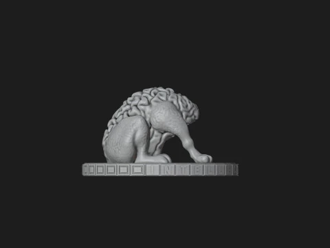 Brain Dog - Intellect Devourer 3D Print Model