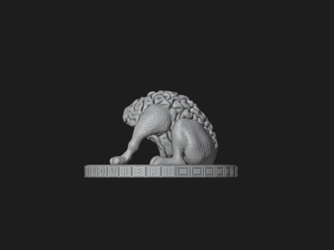 Brain Dog - Intellect Devourer 3Dプリントモデル