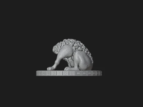 Brain Dog - Intellect Devourer 3D Print Model