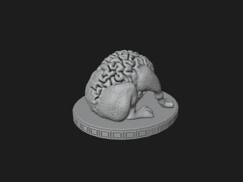 Brain Dog - Intellect Devourer 3D Print Model