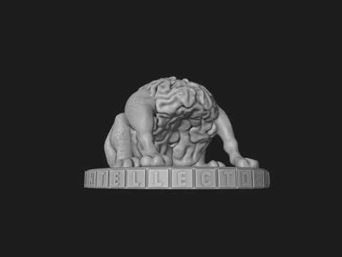 Brain Dog - Intellect Devourer 3Dプリントモデル