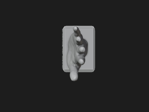 Open Hand Sign Motivational Reminder 3D Принт Модель