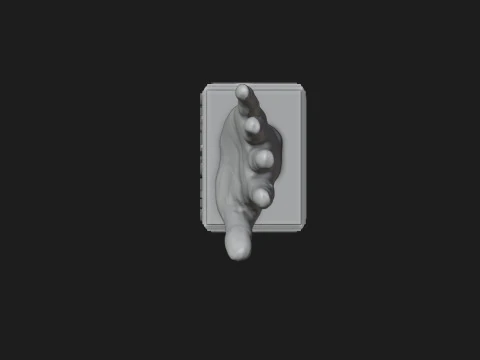 Open Hand Sign Motivational Reminder 3D Print Model