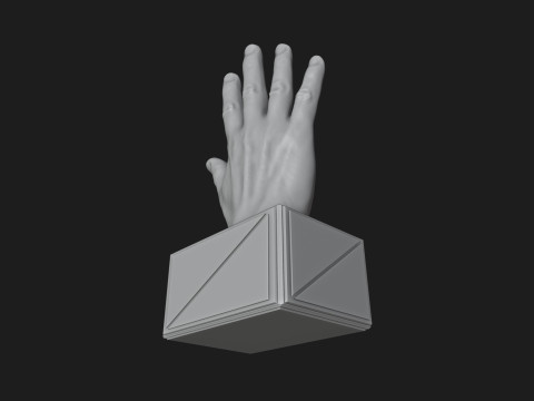 Open Hand Sign Motivational Reminder 3D Принт Модель