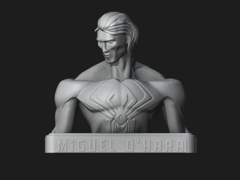 Spider-Man 2099 Miguel OHara 3D Print Model