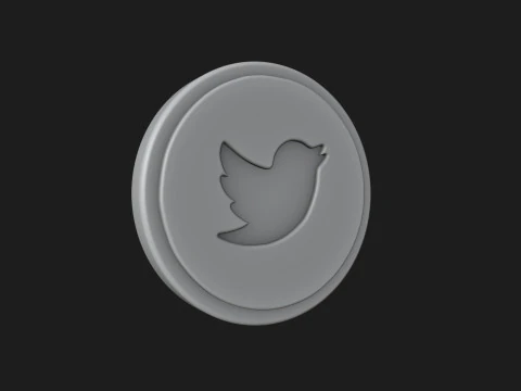 Social Media Logos Pack 3D Print Model