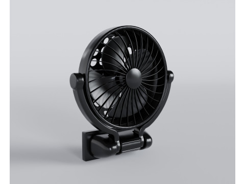 Wall Mount Fan 3D मॉडल