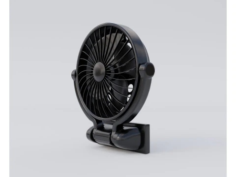 Ventilador de montaje en pared Modelo 3D