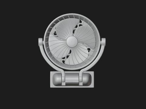 Ventilador de montaje en pared Modelo 3D