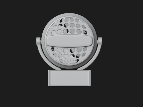 Wall Mount Fan Modelo 3D