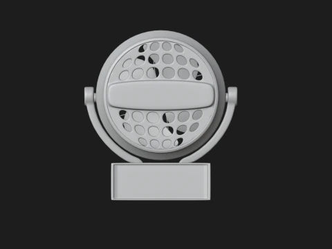 Ventilador de montaje en pared Modelo 3D