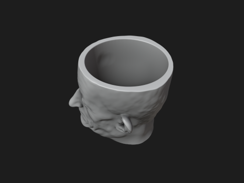 Grandpa Planter - Pen Holder 3D Print Model