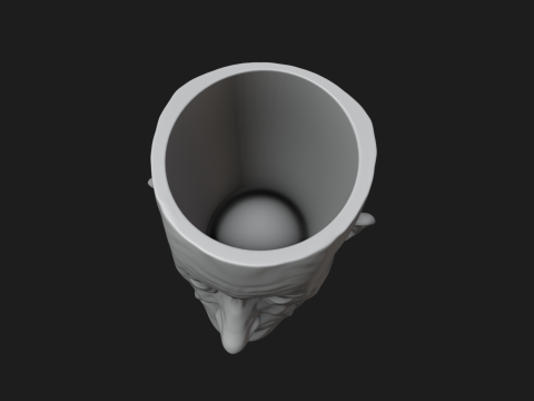 Grandpa Planter - Pen Holder 3D Print Model