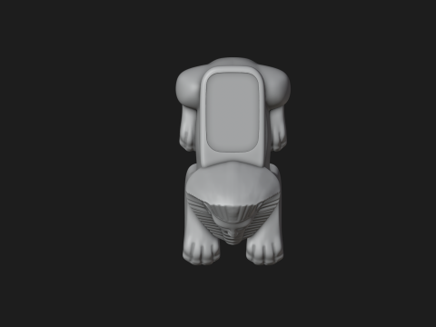 Egyptian Sphinx Planter - Pen Holder 3Dプリントモデル