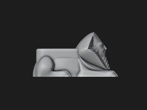 Egyptian Sphinx Planter - Pen Holder 3Dプリントモデル