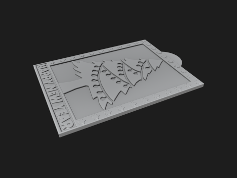 Happy New Year 3D Print Model