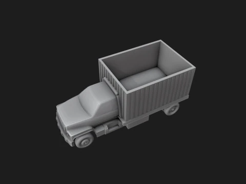 ボックストラックプランター 3Dプリントモデル