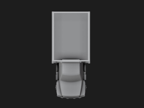 Box Truck Planter 3Dプリントモデル