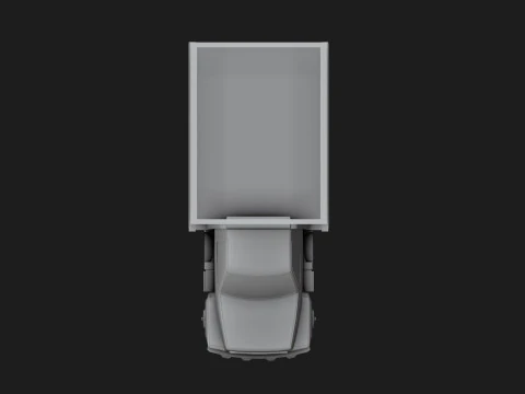 ボックストラックプランター 3Dプリントモデル