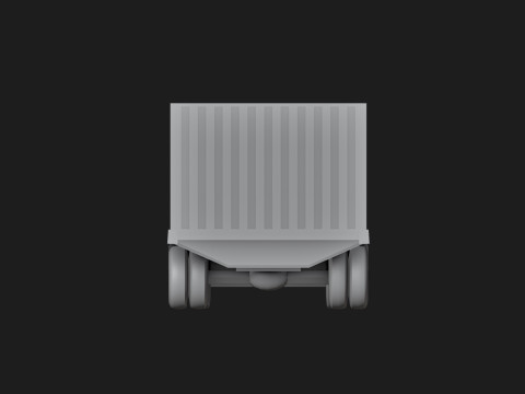 Box Truck Planter 3Dプリントモデル