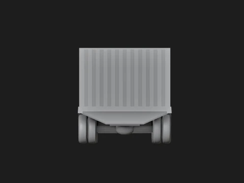 ボックストラックプランター 3Dプリントモデル