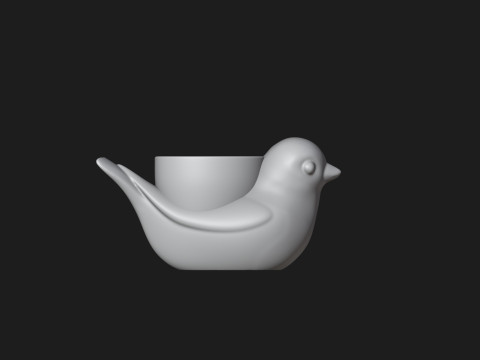 Bird Planter - Pen Holder 3Dプリントモデル