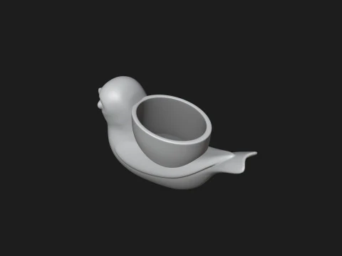 Bird Planter - Pen Holder 3D Print Model