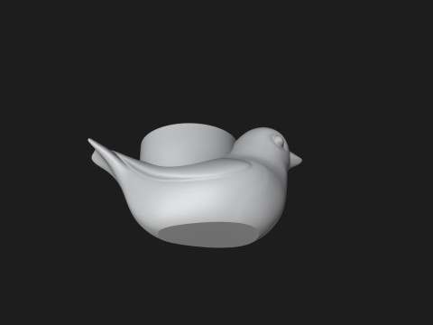 Bird Planter - Pen Holder 3Dプリントモデル