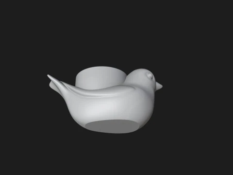 Bird Planter - Pen Holder 3D Print Model