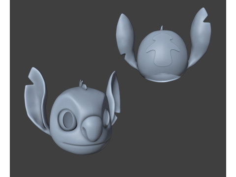 Stitch Helmet From Lilo Stitch 3D प्रिंट मॉडल