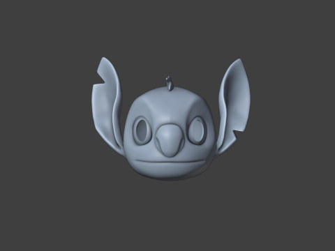 Stitch Helmet From Lilo Stitch 3D Print Model