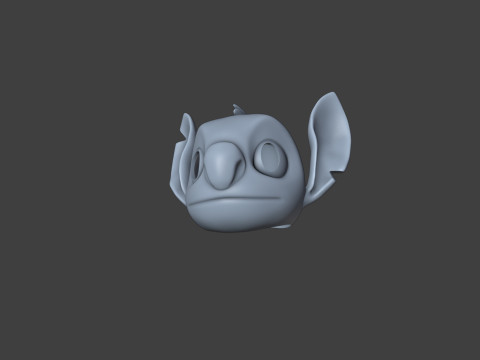 Stitch Helmet From Lilo Stitch 3D Print Model