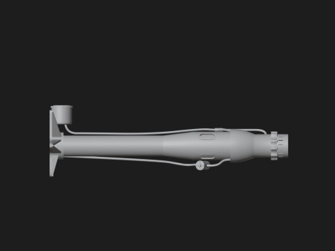 Walter HWK 109-509 Rocket Engine Model do druku 3D