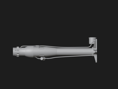 Walter HWK 109-509 Rocket Engine Model do druku 3D