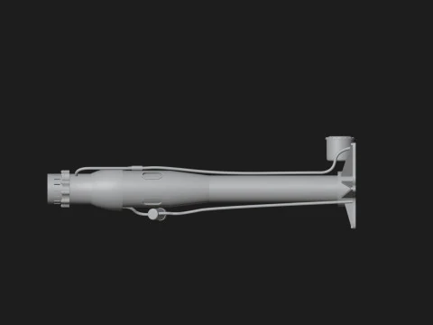 Walter HWK 109-509 Rocket Engine 3D Print Model