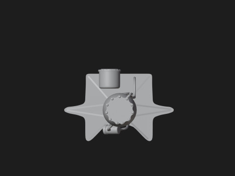 Walter HWK 109-509 Rocket Engine Model do druku 3D