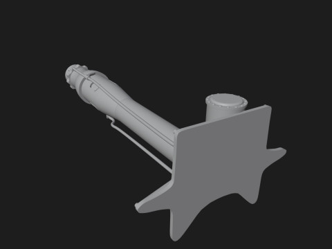 Walter HWK 109-509 Rocket Engine Model do druku 3D