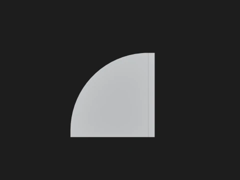 Zig Zag hoekwandhangende planken 3D printmodel