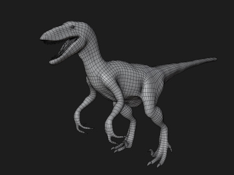 Velociraptor - Game Ready 3D 模型