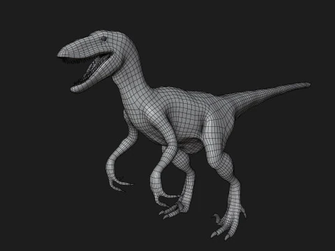 Velociraptor - Game Ready 3D Model