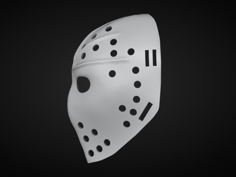 Bernie Parent Hockey Mask Model Cetak 3D