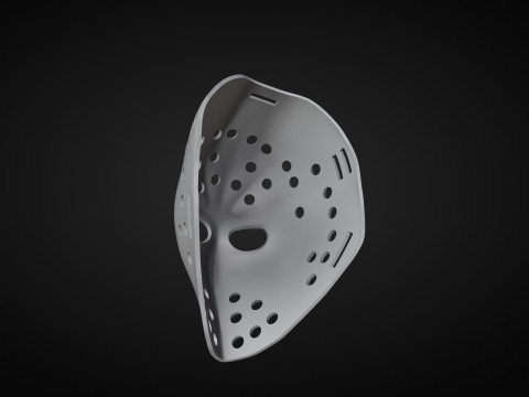 Bernie Parent Hockey Mask Model Cetak 3D