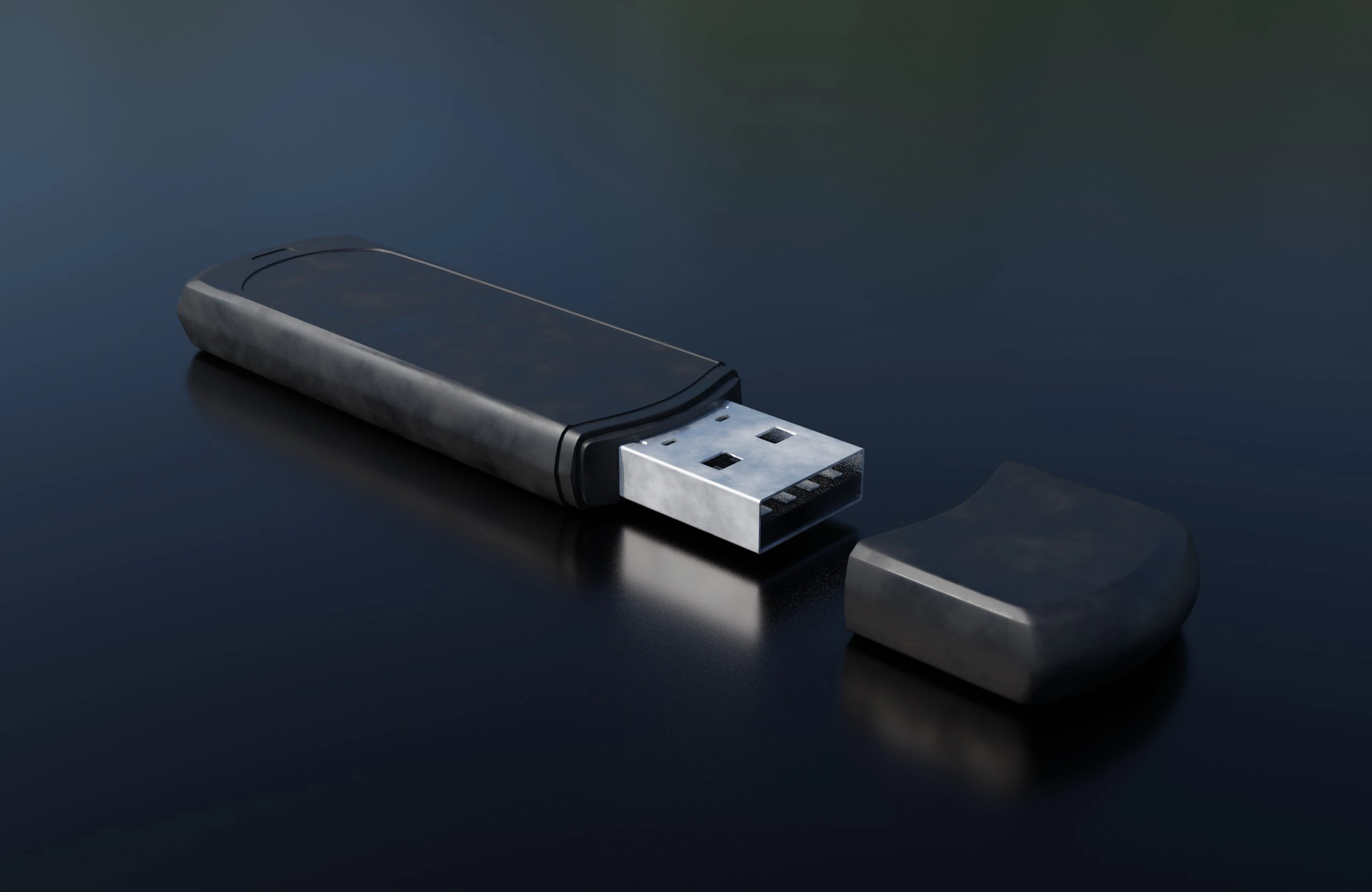 USB Flash Drive High Quality 3D Model .c4d .max .obj .3ds .fbx .stl .blend 