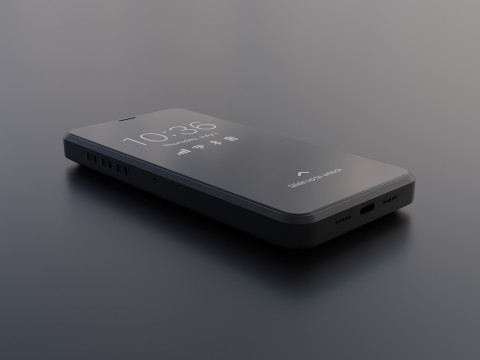 Purism Librem 5 Smartphone Modello 3D